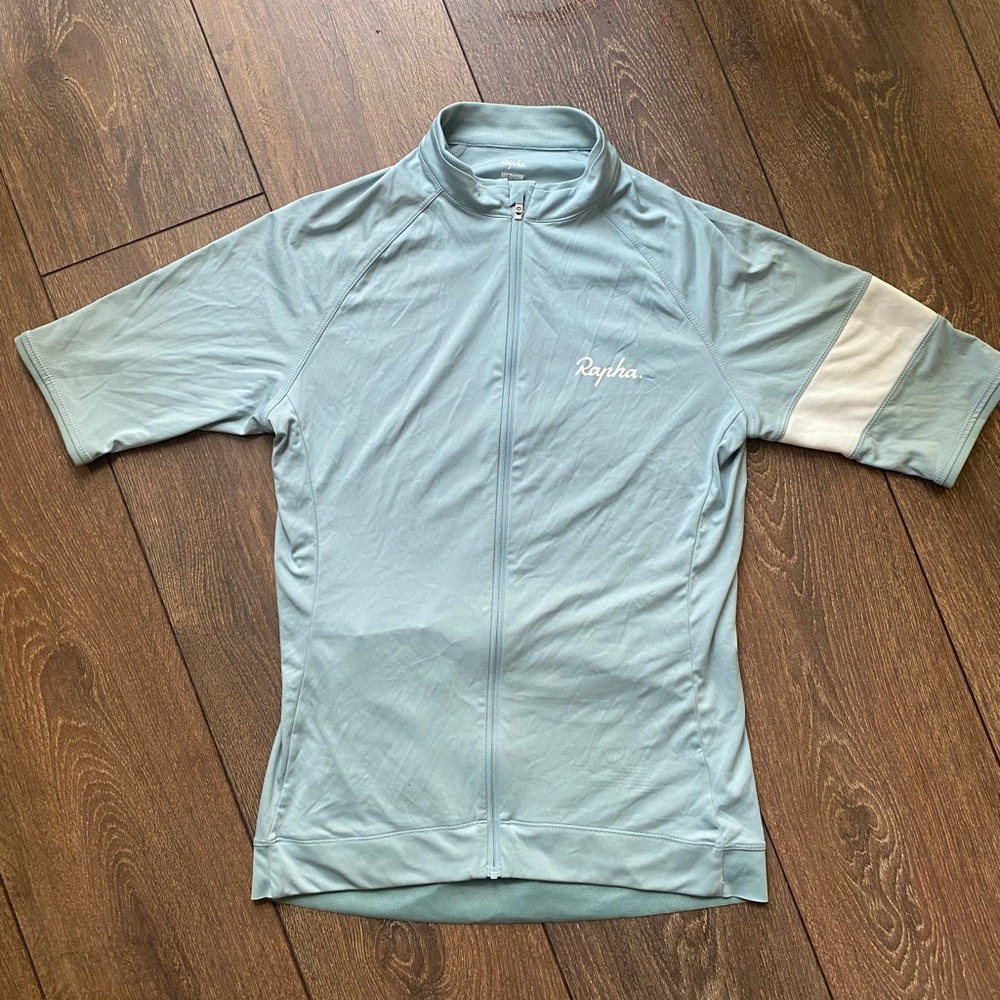 Rapha Light Blue jersey